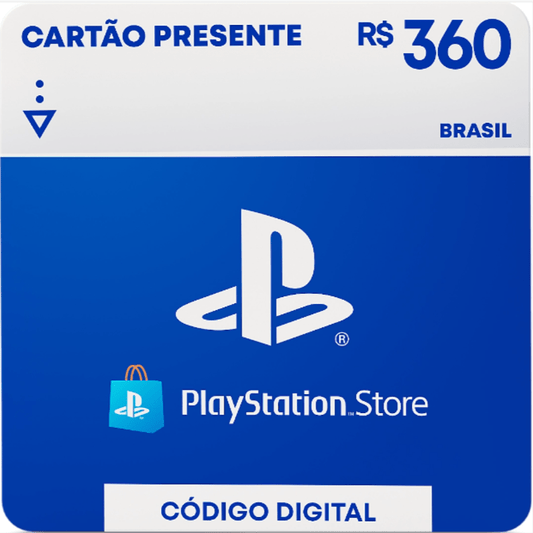 PlayStation Gift Card 360 BRL (Brazil) PSN Digital Code