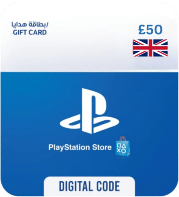 PlayStation Gift Card 50 GBP (UK) PSN Digital Code